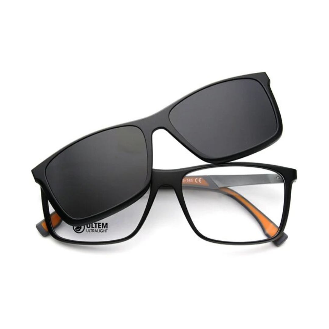 Bauhaus RS360 Polarized Magnetic Clip-On Sunglasses