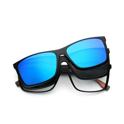 Bauhaus RS360 Polarized Magnetic Clip-On Sunglasses