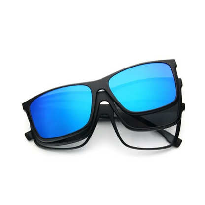 Bauhaus RS360 Polarized Magnetic Clip-On Sunglasses