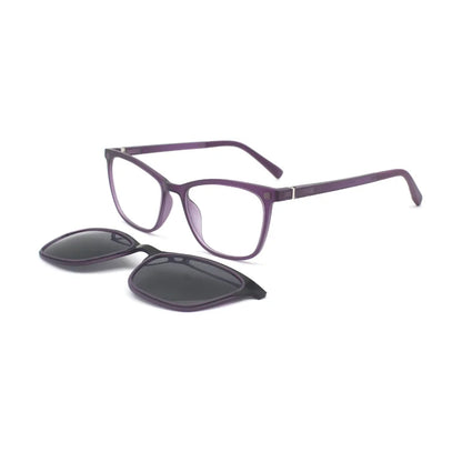 Kandrea Cateye 2 in 1 'Firenze' Magnetic Clip-On Sunglasses